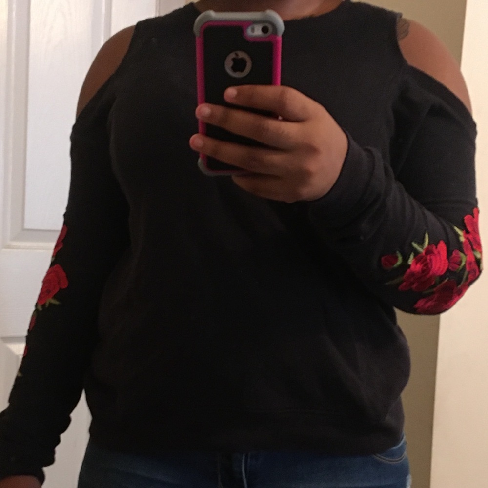 Black Rose Long Sleeve Shirt